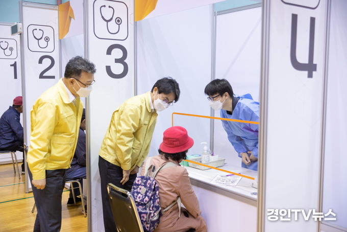 서구, 인천 최초로 두 번째 예방접종센터 검단에 문 열어