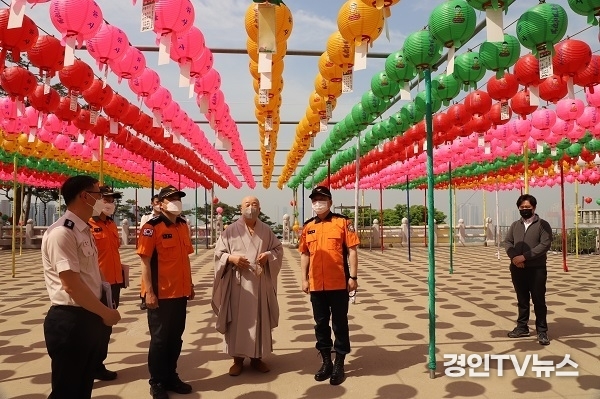 인천소방본부장, 전통사찰 현장확인