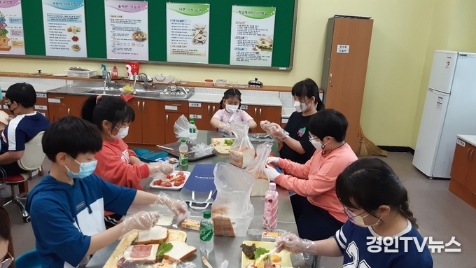 명현초 4학년, 초록 참살이 학교 프로젝트 수업 실시
