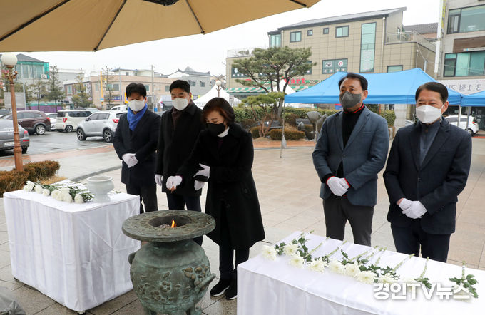 계양구의회, 황어장터 3.1만세운동 기념탑 참배