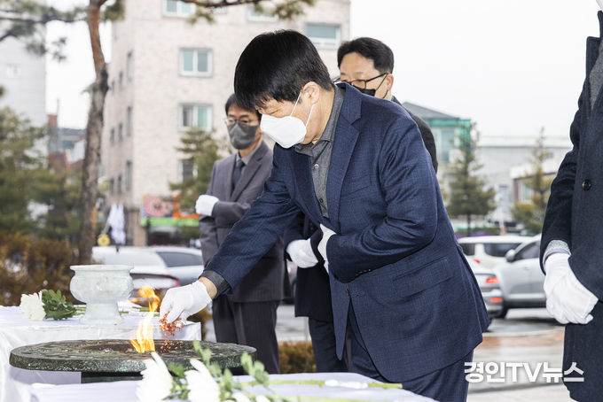 계양구, 제103주년 「황어장터 3.1만세운동 기념탑 참배」실시