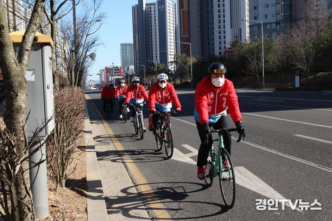 인천 국민의힘 이학재, 국민의당 이현웅 위원장 원팀 유세 총력전