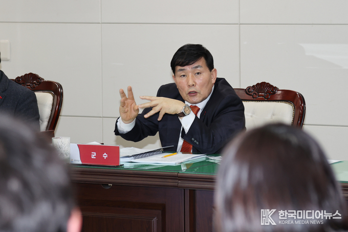=사진 신년인사회 건의사항 처리계획 보고회 개최