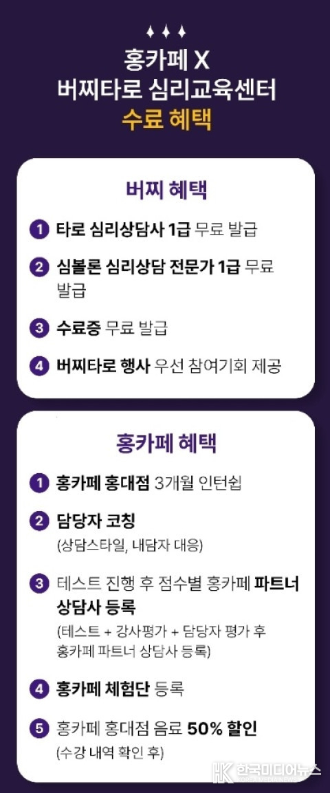 <strong>홍까페 타로아카데미 타로상담사 취업과정 수료 혜택</strong>