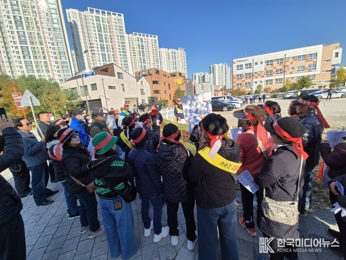 <strong>하남 9호선 구산성지 추진연합회가 성명서와 요청문을 발표. 제3차집회</strong>