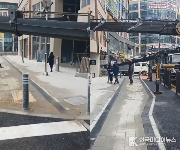 <strong>경기도 하남시 감이동에 위치한 더챔버파크로지아 민원지</strong>