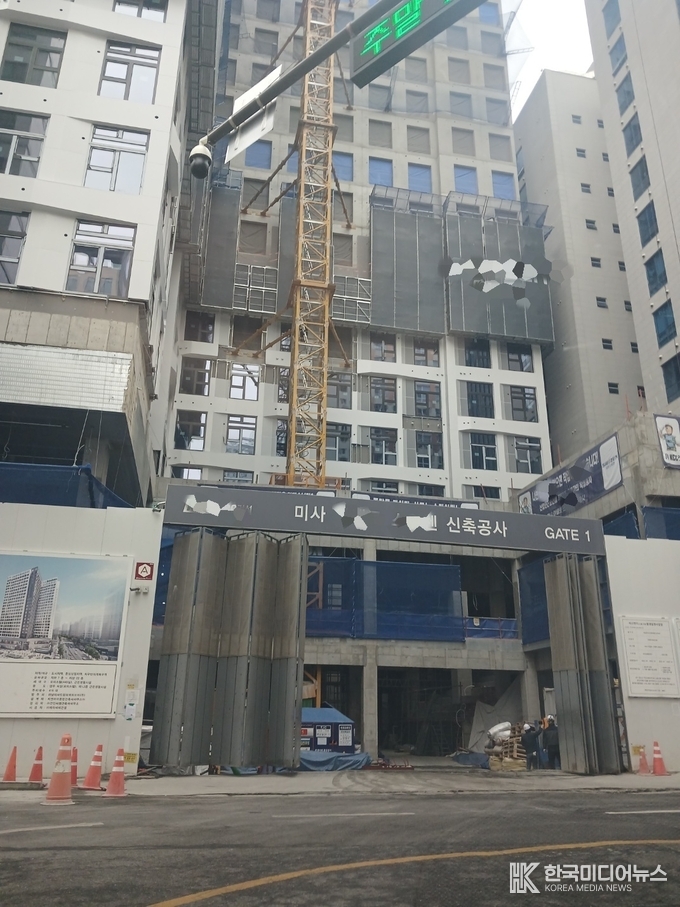 <strong>경기도 하남시 미사역 인근 지하 7층에서 지상 22층 규모로 조성되는 오피스텔과 근린생활시설</strong>