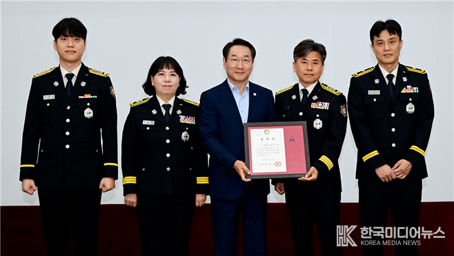 =사진설명 ; - 도서지역 응급이송 협업체계 구축 기념사진 촬영