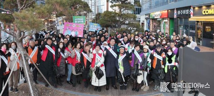 김정헌 중구청장 ‘쾌적한 하늘도시 초록길’ 위해 주민들과 팔 걷어