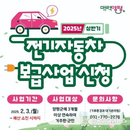 상반기 전기자동차 보급사업