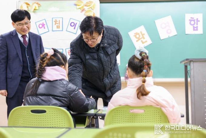 도성훈 인천광역시교육감, ‘아침이 행복한 학교 ’ 방문 격려