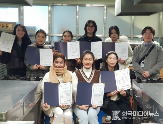 진천군가족센터, 결혼이민자 대상 바리스타 양성 사업 성료