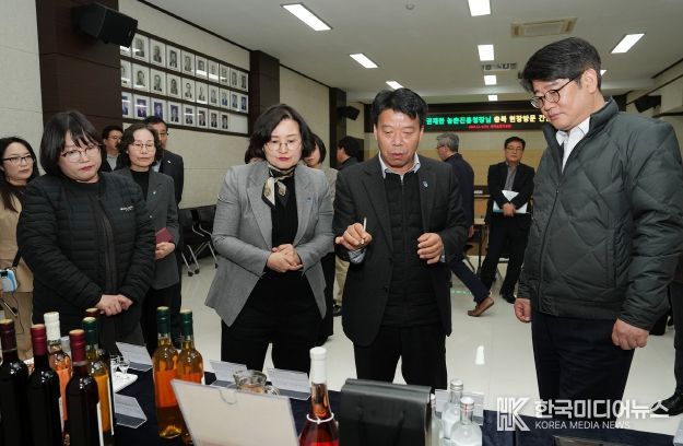 권재한 농촌진흥청장, 충북 농업 현장 방문