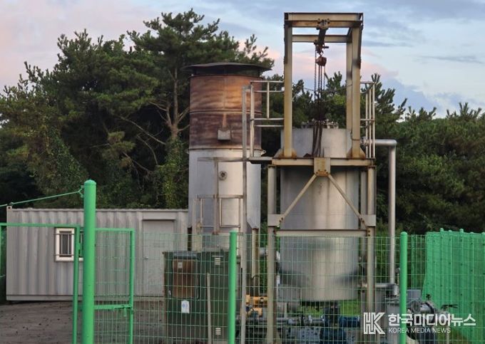 색달매립장 온실가스 감축설비