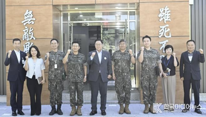 양주시, 추석 앞두고 군부대 위문 방문