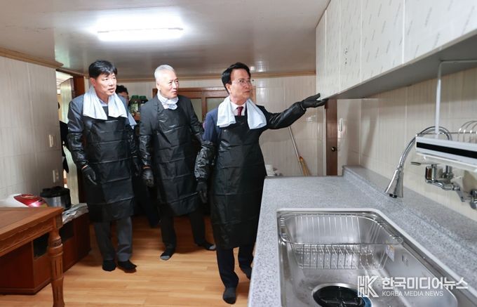 농심천심 농촌재생 캠페인 전개 광경