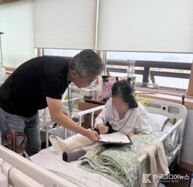 수원시 장안구 연무동, 관내 요양병원에 민생회복 소비쿠폰‘찾아가는 신청’ 2차 실시