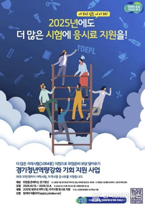 광주시, 미취업 청년 대상 ‘어학·자격시험 응시료 지원’ 추가 모집