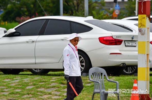 자원봉사자, 대회 운영 구슬땀