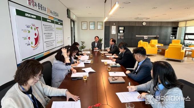 춘천교육지원청, 2025 하반기 교육장 학교방문 및 후속조치 협의회 개최