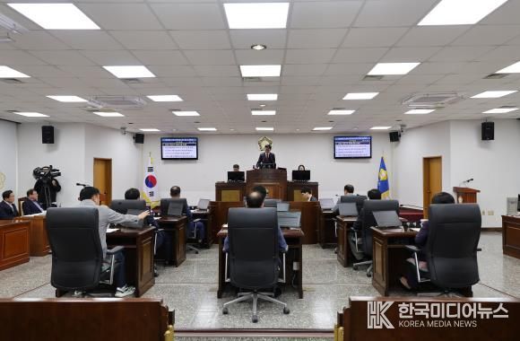산청군의회, 제308회 임시회 폐회