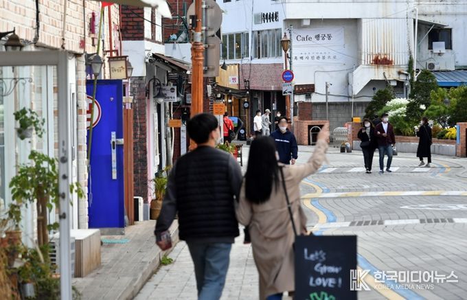 행리단길 전경