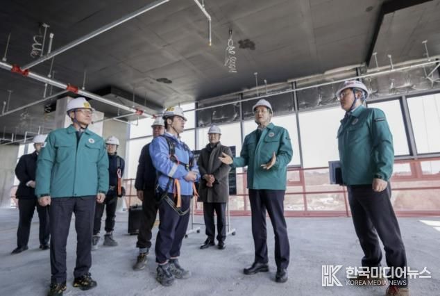 ‘사전대응 시스템’운영 일환으로 진행 중인 성사혁신지구 공사 현장점검