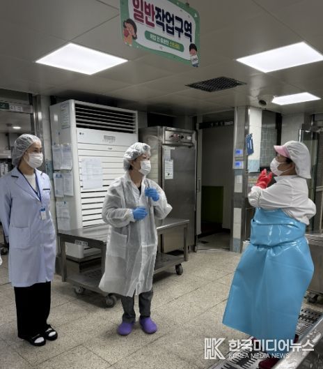 고양교육지원청, 급식종사자 건강권 확보를 위한 학교급식 현장 점검