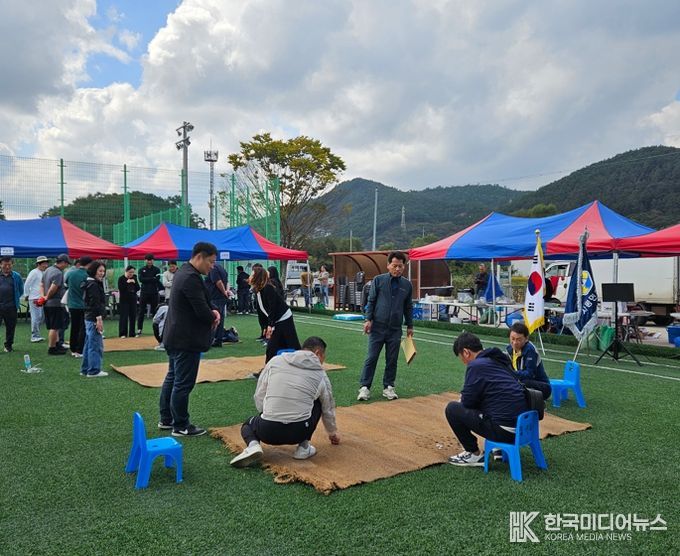 5개면 청년회 윷놀이 경기