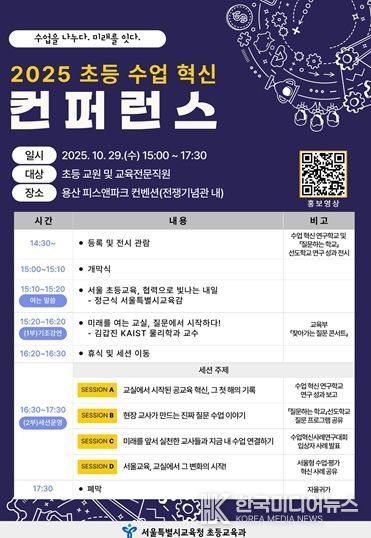 2025 초등 수업 혁신 컨퍼런스 포스터
