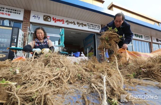 산청군, 동의보감촌 약초 판매장터 운영