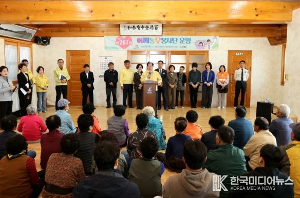 농번기 일정 조정해 영남면 주민 대상 봉사활동