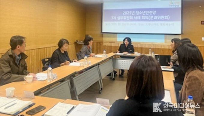 2025년 3차 청소년복지실무위원회 개최 모습