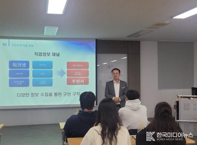 ‘완주취업반’ 대림씨엔씨㈜ 탐방…김재천 부의장, 청년 대상 특강