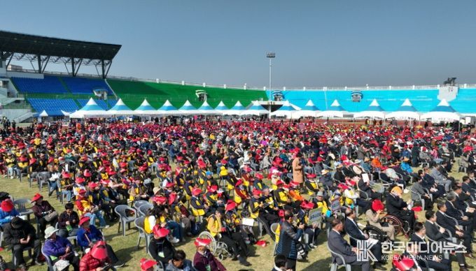 행사장 드론 전경