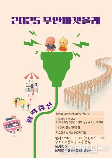 11월 8일 진행될 마켓 올래 홍보 포스터