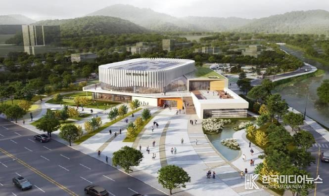 서화면 평화체육관 조감도