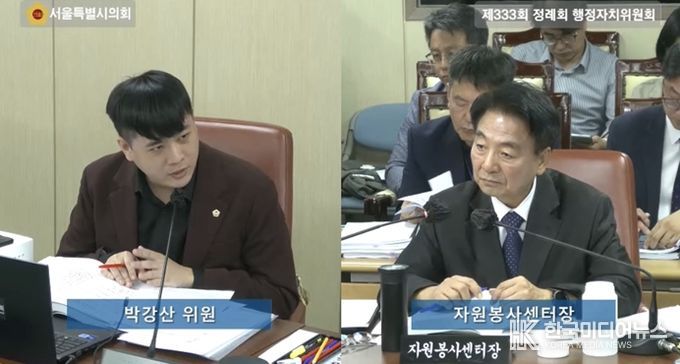 박강산 시의원, 청소년 자원봉사 프로그램 자치구별 편차 좁혀야