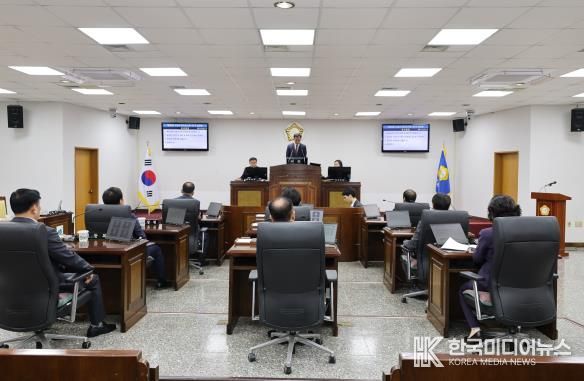 산청군의회, 제309회 임시회 개회