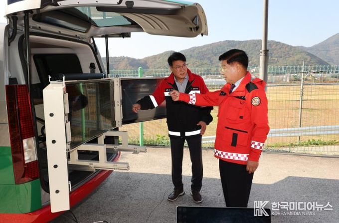 고성군 산불현장 지휘역량 강화 시연회 개최