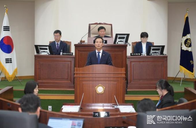 조병옥 음성군수, 시정연설에서 내년도 군정 방향 밝혀