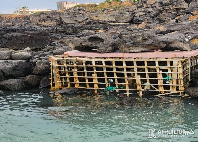 소수력발전 시설 전경(대정읍 영락리 일원)
