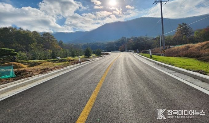 평창군, 삼방산 무공해 체험 도로 조성 공사 준공