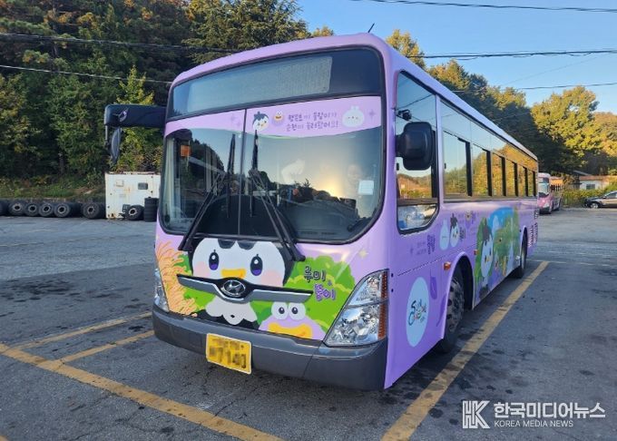 순천 도심 달리는 ‘루미뚱이×몰랑이’ 캐릭터 버스 운행