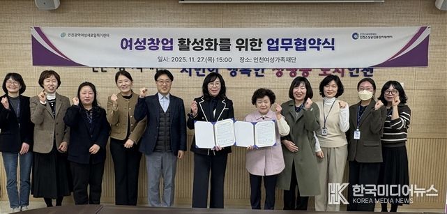 여성창업 지원 공동협력 MOU 체결