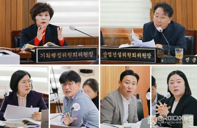 증평군의회, 2025년도 행정사무감사 종료