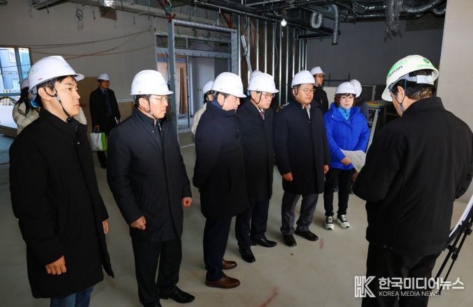 하늘누리센터 공사 현장 방문