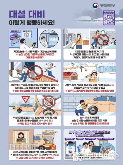 국민행동요령(대설)