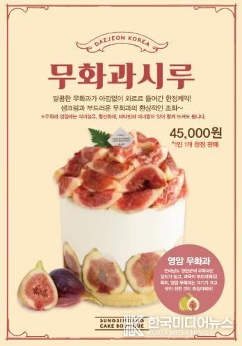 영암군 로코노미 성심당 무화과시루 홍보물