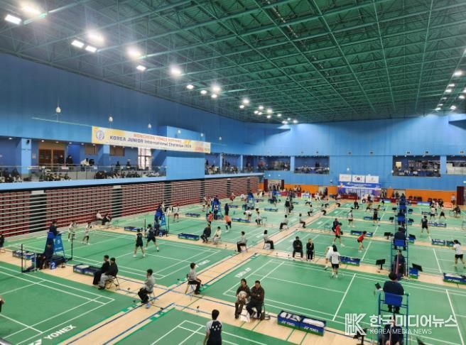 - 2025 원천 요넥스 밀양 코리아주니어 국제챌린지배드민턴선수권대회 경기 장면
